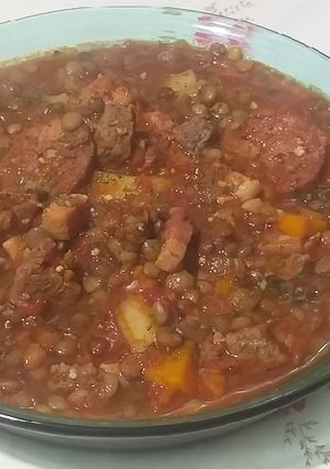 Una foto de Guiso de Lentejas Súper Sabroso!!!🤤