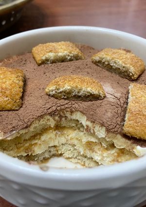 Una foto de Tiramisú rápido