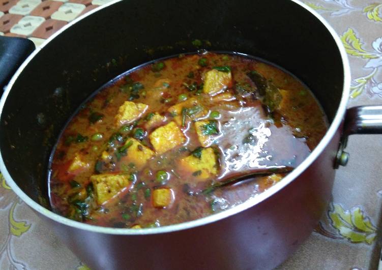 Recipe of Quick Matar paneer