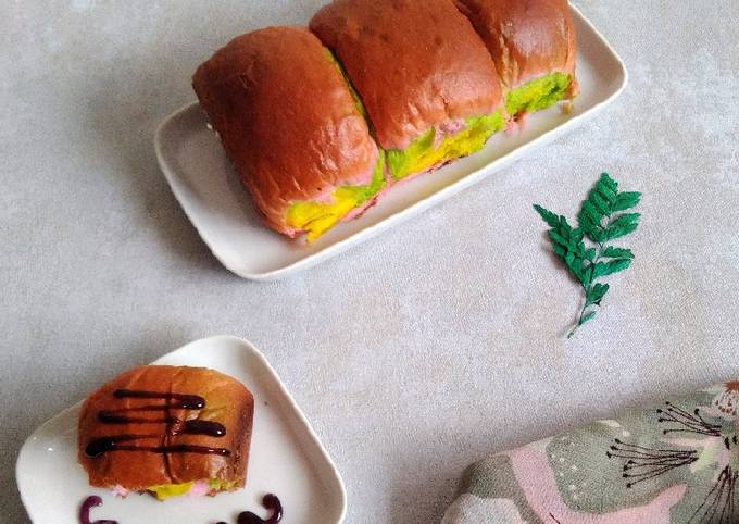 Resep Roti Bangjoning (Abang Ijo Kuning) yang Enak