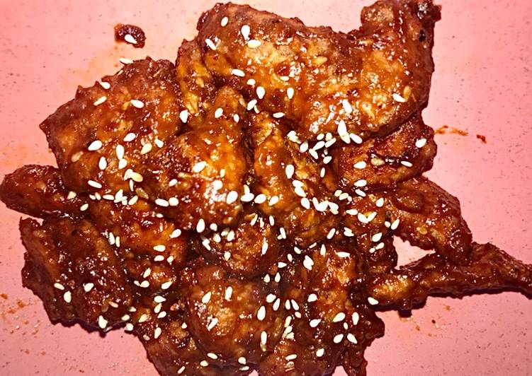 Spicy Korean Fried Chicken (Gochujang Homemade)
