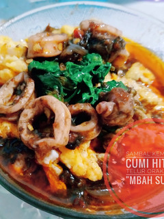 Foto resep Sambal Kemangi Cumi Hitam Telur Orak Arik