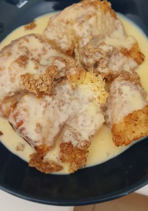 Aranygaluska vaníliasodóval recept fotója