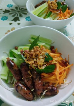 Hình của món Bún nem nướng keto (Không bún).