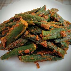 A picture of Bharwa Bhindi.