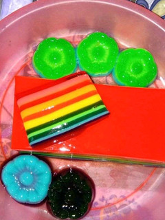 Foto resep Puding Rainbow Susu