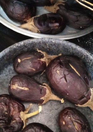 صورة لوصفة باذنجان مشوي
