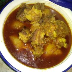 A picture of Muton curry sunday special.