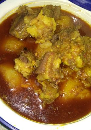 A picture of Muton curry sunday special.