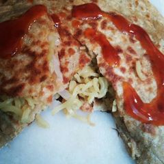 A picture of Maggie paratha.