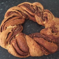 A picture of Chocolate almond babka.