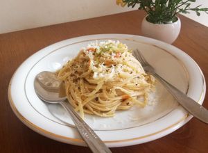 Foto resep Linguine aglio olio