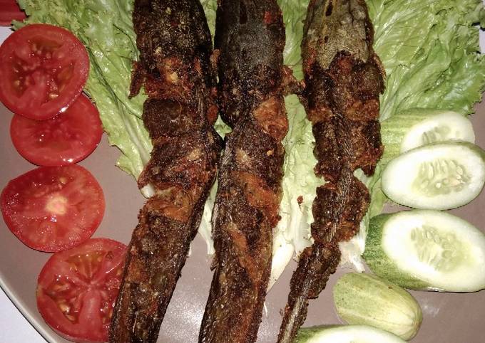 Ikan lele goreng