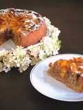 Crostata con farina di segale mandorle e pesche