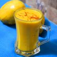 Saffron mango milkshake
