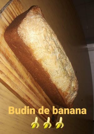 Una foto de Budín de banana