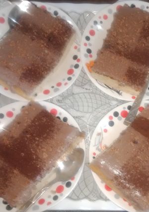 صورة لوصفة كيكة بالكريمة