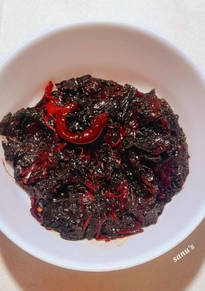 A picture of Laal Saag Bhaji.