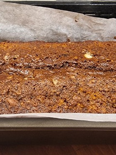 Una foto de Budín de harina integral y avena