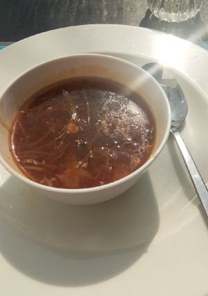 A picture of Manchaw soup.