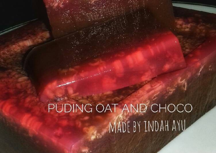 Puding oat and choco