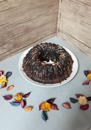 عکسی از دستور کیک شکلاتی🍫🍫