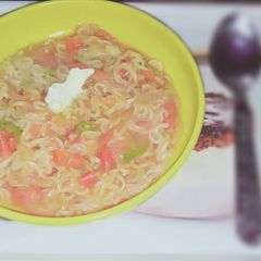 Homemade Healthy vegeies Maggi A picture of Homemade Healthy vegeies Maggi.