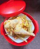 Gà hấp mắm nhĩ