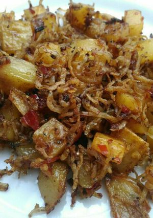 Foto resep Kentang Teri Balado PANGGANG