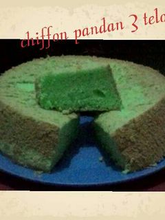 Foto resep Chiffon pandan imutttt