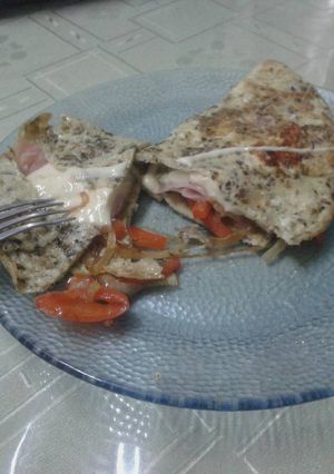 Una foto de Omelette relleno