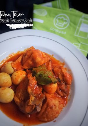 Foto resep Tahu telur kuah bumbu bali