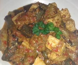 Resep Unik Balado terong tahu Ala Warung