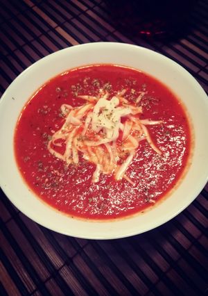 Paradicsomleves recept fotója