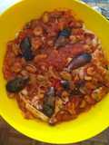 Cintas con frutos de mar