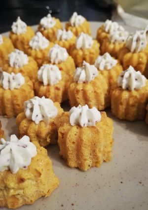Une photo de Cannelé de carottes fondante