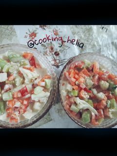 عکسی از دستور سالاد گل کلم