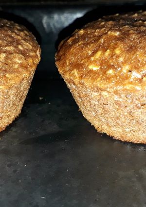Una foto de Muffins de avena y chocolate