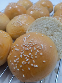 Foto resep Roti Burger/Burger Bun (tanpa telur)