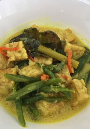 Foto resep Buncis Tempe Santan Kuning (no MSG)