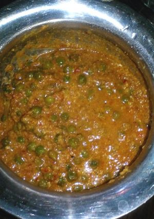 A picture of Khoya Mattar recipe.