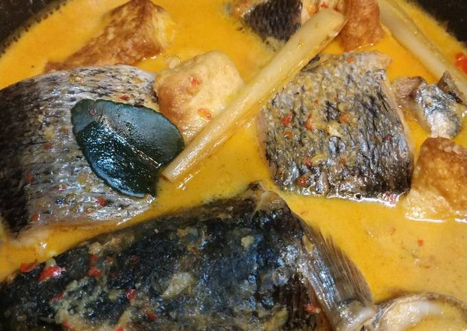 Cara Memasak Ikan gabus masak kuah santan pedas Ekonomis