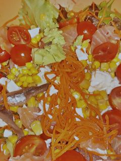 Una foto de Mezcla de ensalada a tope