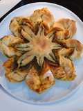 Pesto star bread