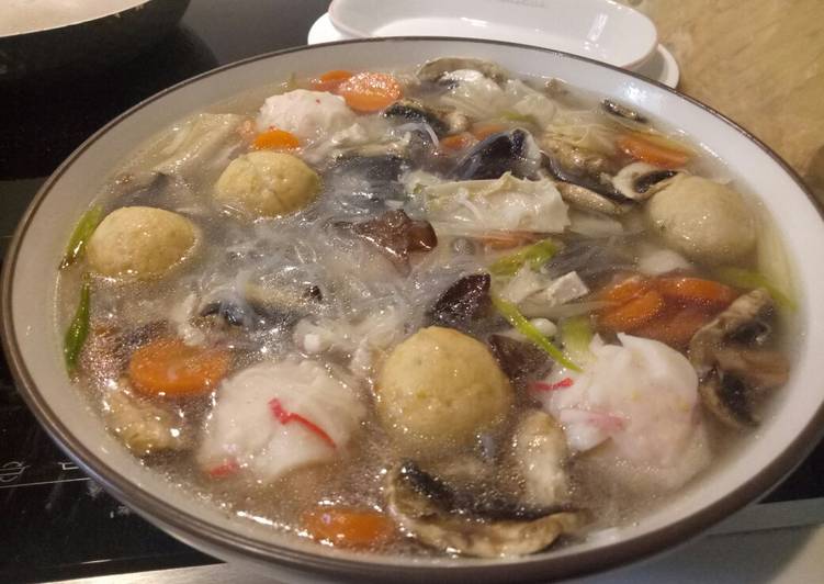 Resep Sup kimlo komplit yang Sempurna