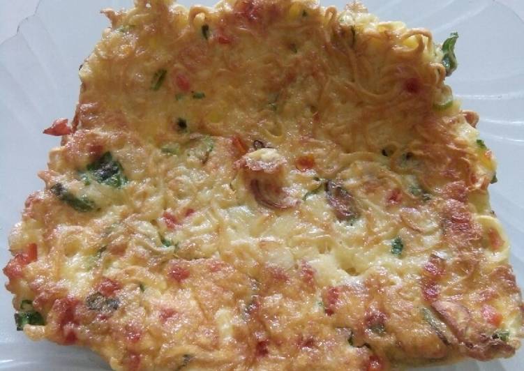 Resep: saat makan malamMartabak Mie (MPASI 1y)