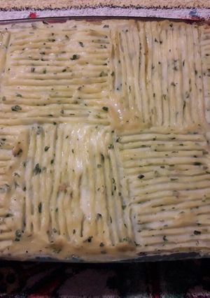 Una foto de Sabroso y suculento pastel de papas (con carne)