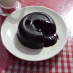 A picture of Steamed Molten Chocolate Lava Cake.