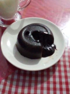 A picture of Steamed Molten Chocolate Lava Cake.