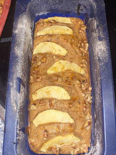 Una foto de Bizcocho de manzana saludable